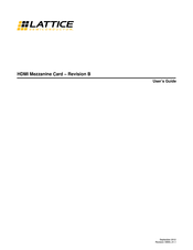 Lattice LFE3-MEZZ-EVN User Manual