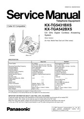 Panasonic KX-TG5431BXS Service Manual