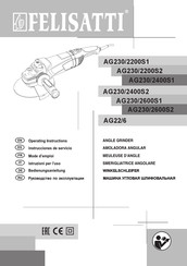 Felisatti AG230/2400S1 Operating Instructions Manual