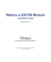 Waters e-SAT/IN Installation Manual