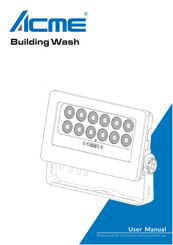 ACME Building wash User Manual