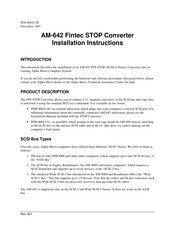 FinTec AM-642 Installation Instructions Manual