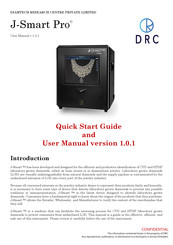 DRC J-Smart Pro Quick Start Manual And User Manual