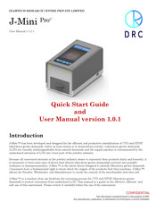 DRC J-Mini Pro Quick Start Manual And User Manual