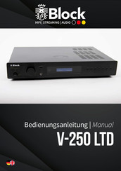 Block V-250 LTD Manual