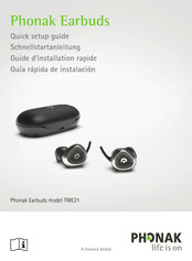 Phonak TWE21 Quick Setup Manual