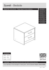 Argos Sywell 615/7263 Assembly Instructions Manual