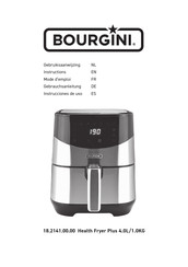 Bourgini Health Fryer Plus Instructions Manual