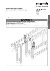 Bosch Rexroth WT 2 Assembly Instructions Manual