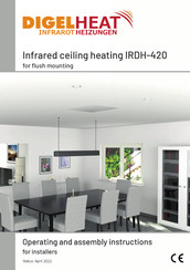 DIGEL HEAT IRDH-420 Operating And Assembly Instruction Manual