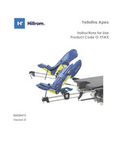 Hillrom Yellofins Apex Instructions For Use Manual
