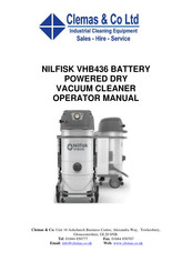 Clemas & Co NILFISK VHB436 Operator's Manual