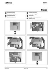 Siemens REV32 Installation Instructions Manual