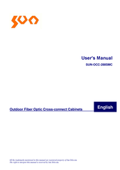 Sun Telecom SUN-OCC-288SMC User Manual