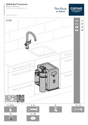 Grohe Blue Professional 31 607 Manual