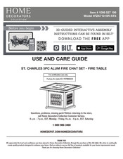 Home Decorators Collection ST. CHARLES FZA71015R-STS Use And Care Manual