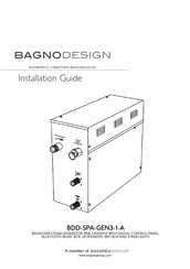 BAGNODESIGN BAGNOSPA BDD-SPA-GEN3-1-A Installation Manual