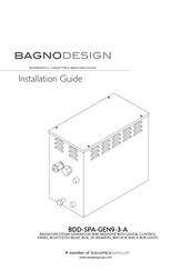 BAGNODESIGN BAGNOSPA BDD-SPA-GEN9-3-A Installation Manual
