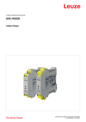 Leuze MSI-RM2B Original Operating Instructions