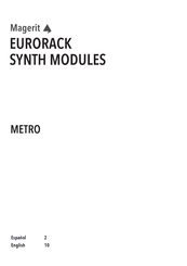 Magerit METRO Manuals | ManualsLib