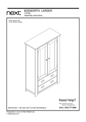 Next BOSWORTH 116704 Assembly Instructions Manual