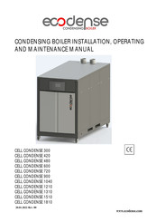 Ecodense CELL CONDENSE 900 Installation, Operating And Maintenance Manual