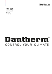 Dantherm HRV 501 Service Manual