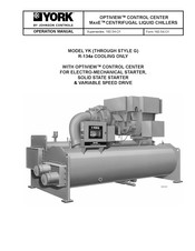 Johnson Controls YORK YK MaxE Operation Manual