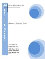 PHI 310 Series Operation & Maintenance Manual