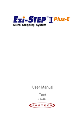 Fastech Ezi-Step II Plus-E User Manual