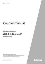 Autonics ARIO-C-EI Manual