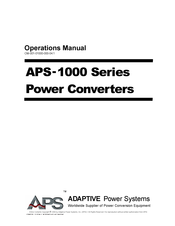 APS APS-1000 Series Operation Manual
