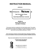 MONTAGUE Vectaire SE Instruction Manual