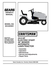Sears CRAFTSMAN 944.604001 Owner's Manual