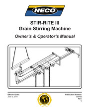 Neco STIR-RITE III Owner's/Operator's Manual
