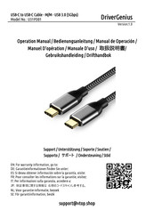 DriverGenius U31PD01 Operation Manual