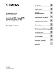 Siemens SIMATIC NET SCALANCE WxM763 Operating Instructions Manual