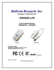 Radicom Research RW8300E-a-PR Designer's Manual