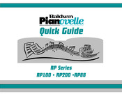Baldwin Pianovelle RP200 Quick Manual