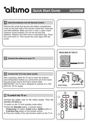altimo 2422HDSM Quick Start Manual