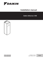 Daikin EWSAH06DA9W Installation Manual