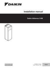 Daikin EWSAX06DA9W Installation Manual