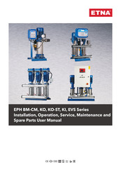 ETNA KI 5 Series Installation, Operation, Service, And Parts Manual