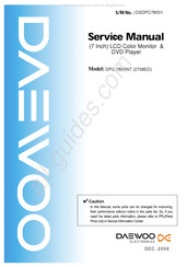 Daewoo DPC-7800NT Service Manual
