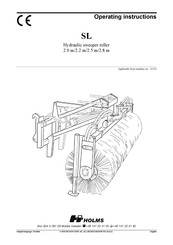HOLMS SL Operating Instructions Manual
