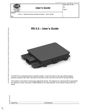 Hella RS 5.5 User Manual