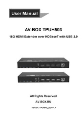 AV-Box TPUH503 User Manual