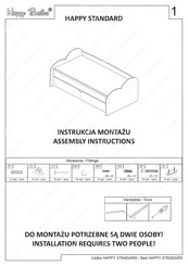 Happy Babies HAPPY STANDARD Assembly Instructions Manual