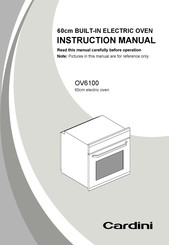 Cardini OV6100 Instruction Manual