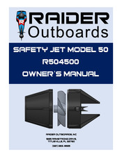 Raider Outboards R504500 Owner's Manual